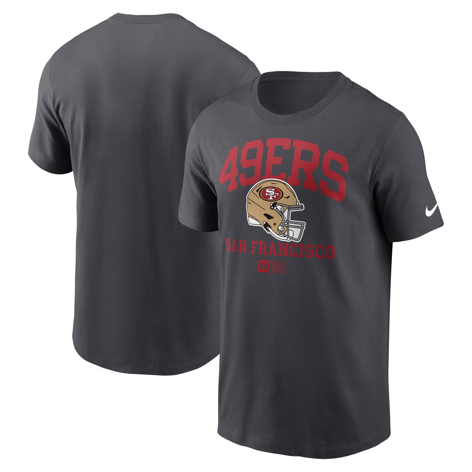 Men 2025 NFL San Francisco 49ers Grey T shirts